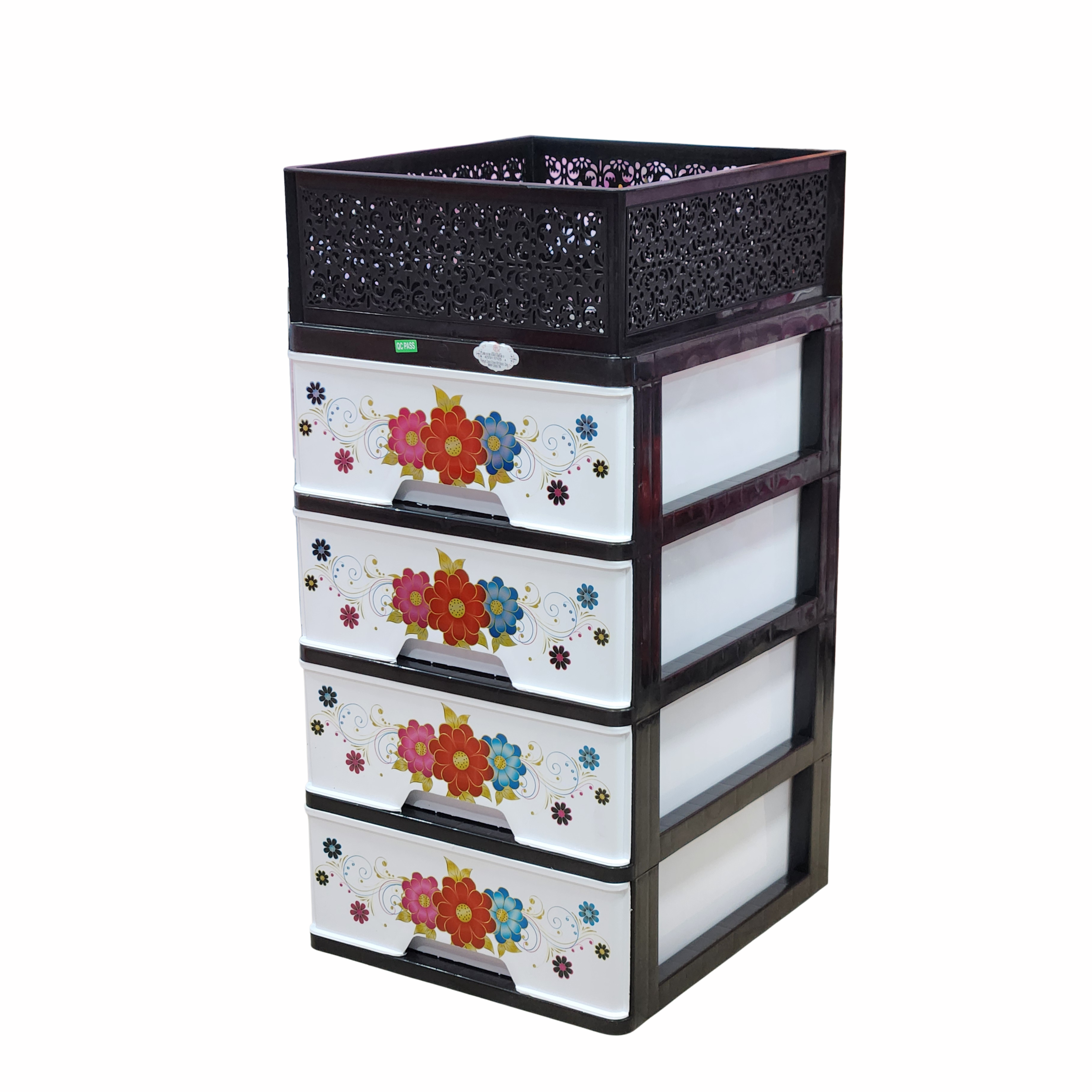 RFL Premium Closet 4 Drawer With Basket - Daisy