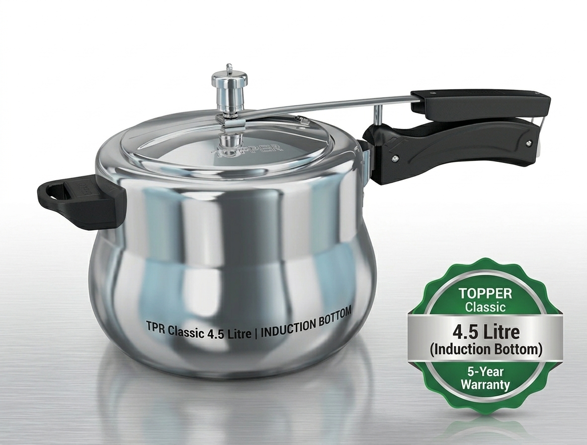 TPR Classic Pressure Cooker 4.5 Litre (Induction Bottom)