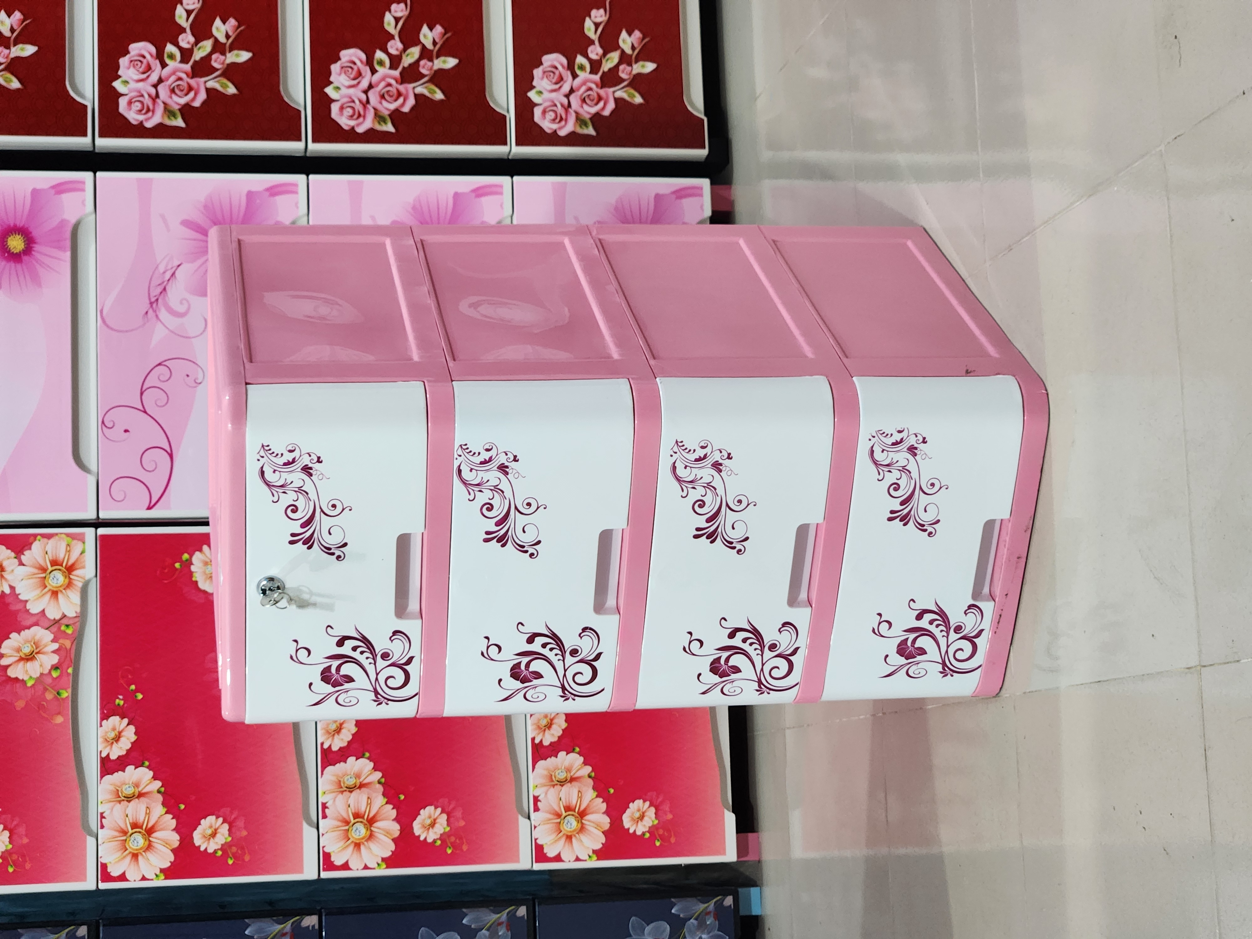 Smart Closet 4 Drawer Elite-Pink